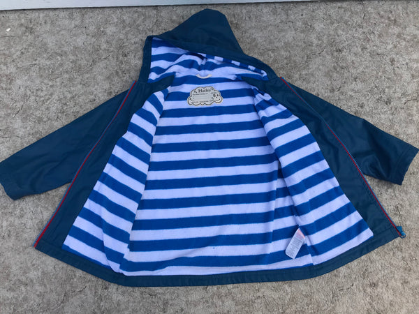 Rain Coat Child Size 6 Hatley Marine Blue New Demo Model