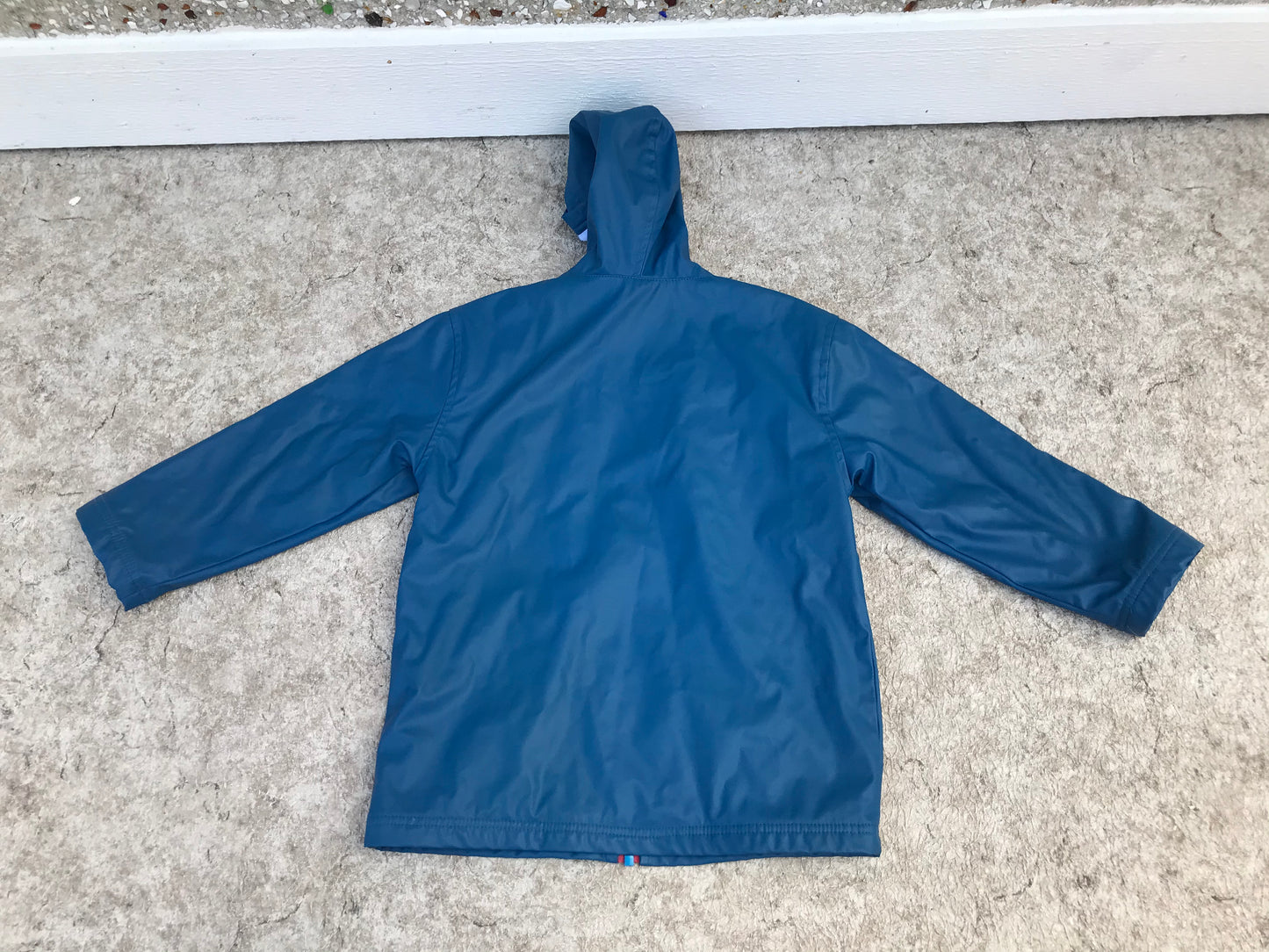 Rain Coat Child Size 6 Hatley Marine Blue New Demo Model