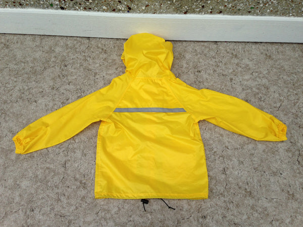Rain Coat Child Size 6 Wetskins Freshwater Yellow Waterproof Excellent