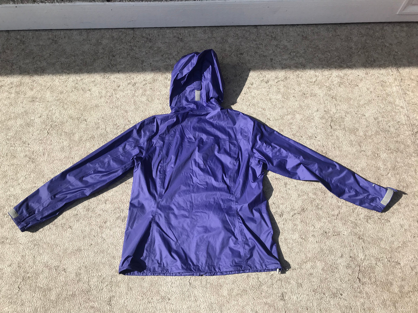 Rain Coat Ladies Size Large Eddie Bauer Waterproof Purple As New
