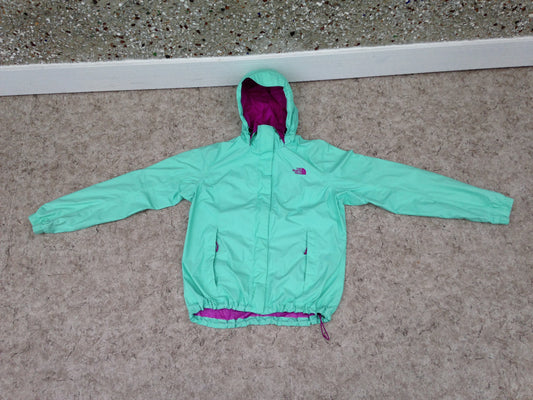 Rain Coat Ladies Size Large The North Face Teal and Purple Excellent