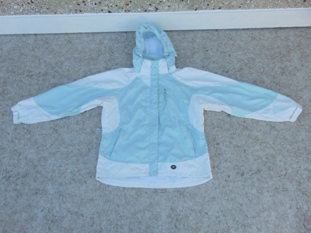 Rain Coat Ladies Size X Large Wetskins Teal White Waterproof As New