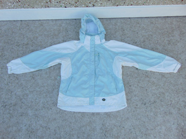 Rain Coat Ladies Size X Large Wetskins Teal White Waterproof As New
