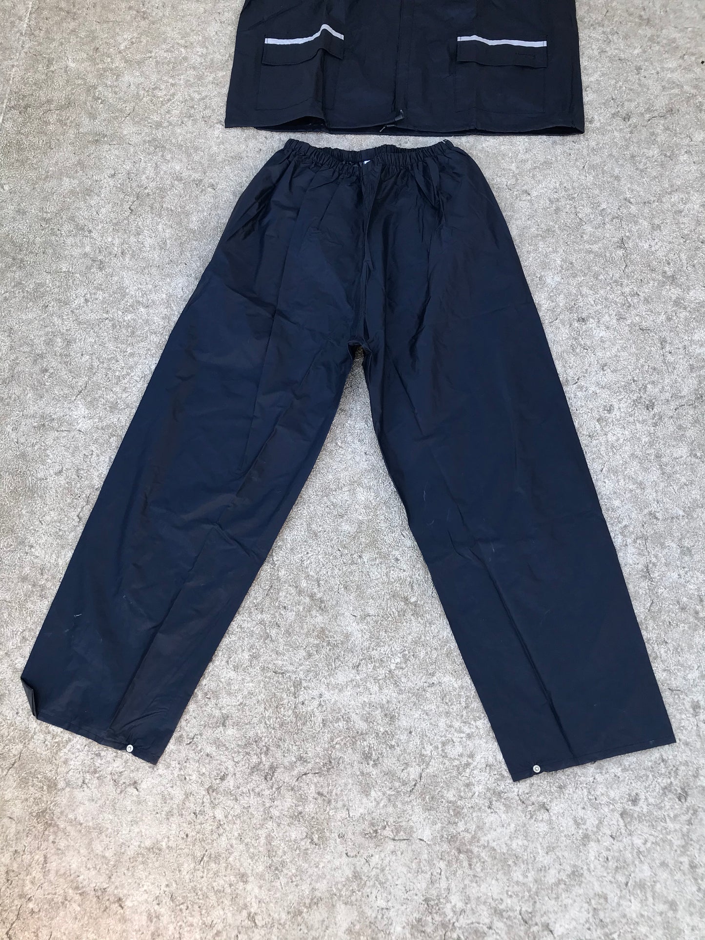 Rain Coat Men's Size X Large With Pants Viking 2 pc Set Marine Blue 100% Waterproof Motorcycle Bike Work Wear New With Tags
