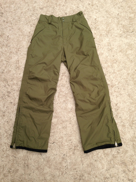 Rain Pants Child Size 10-12 MEC Green Waterproof Great Bike, Ride, Run, Play