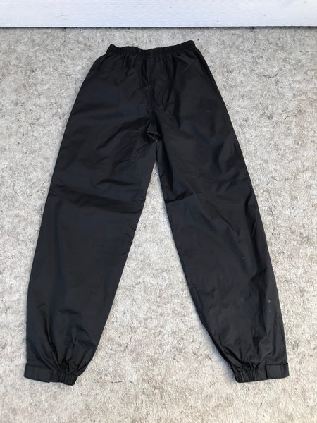 Rain Pants Child Size 12 Alpinetek Waterproof Black