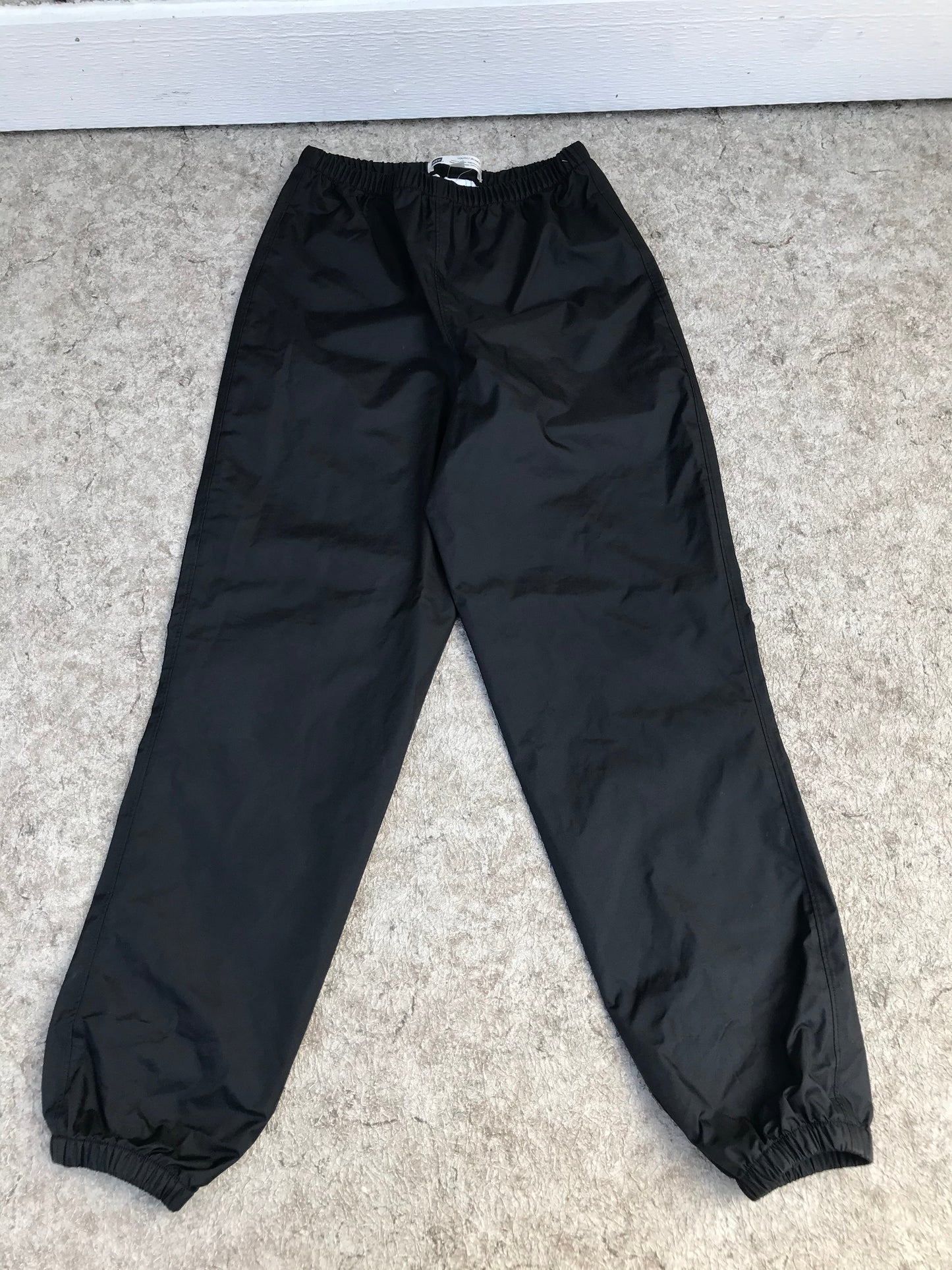 Rain Pants Child Size 16 MEC Waterproof Black New Demo Model