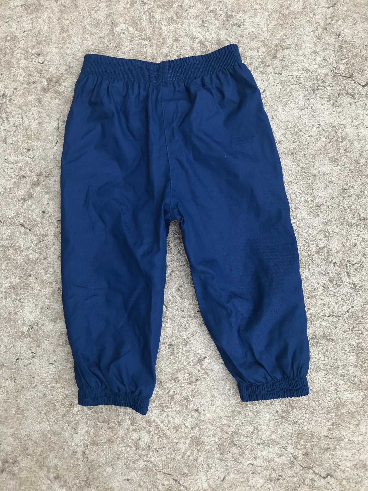 Rain Pants Child Size 24 Month Marine Blue Lined Inside As New