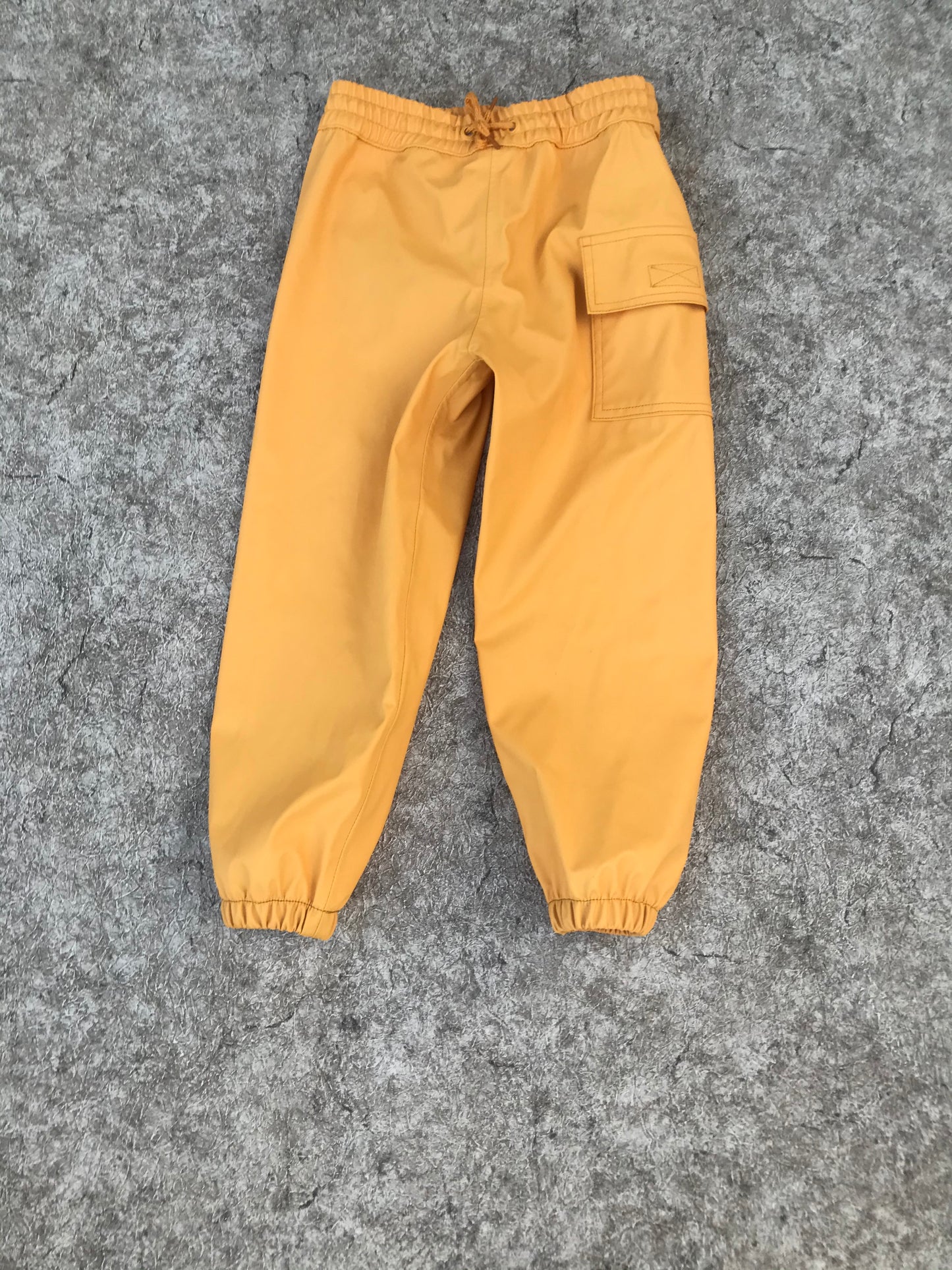 Rain Pants Child Size 4 Hatley Lemon Yellow Excellent