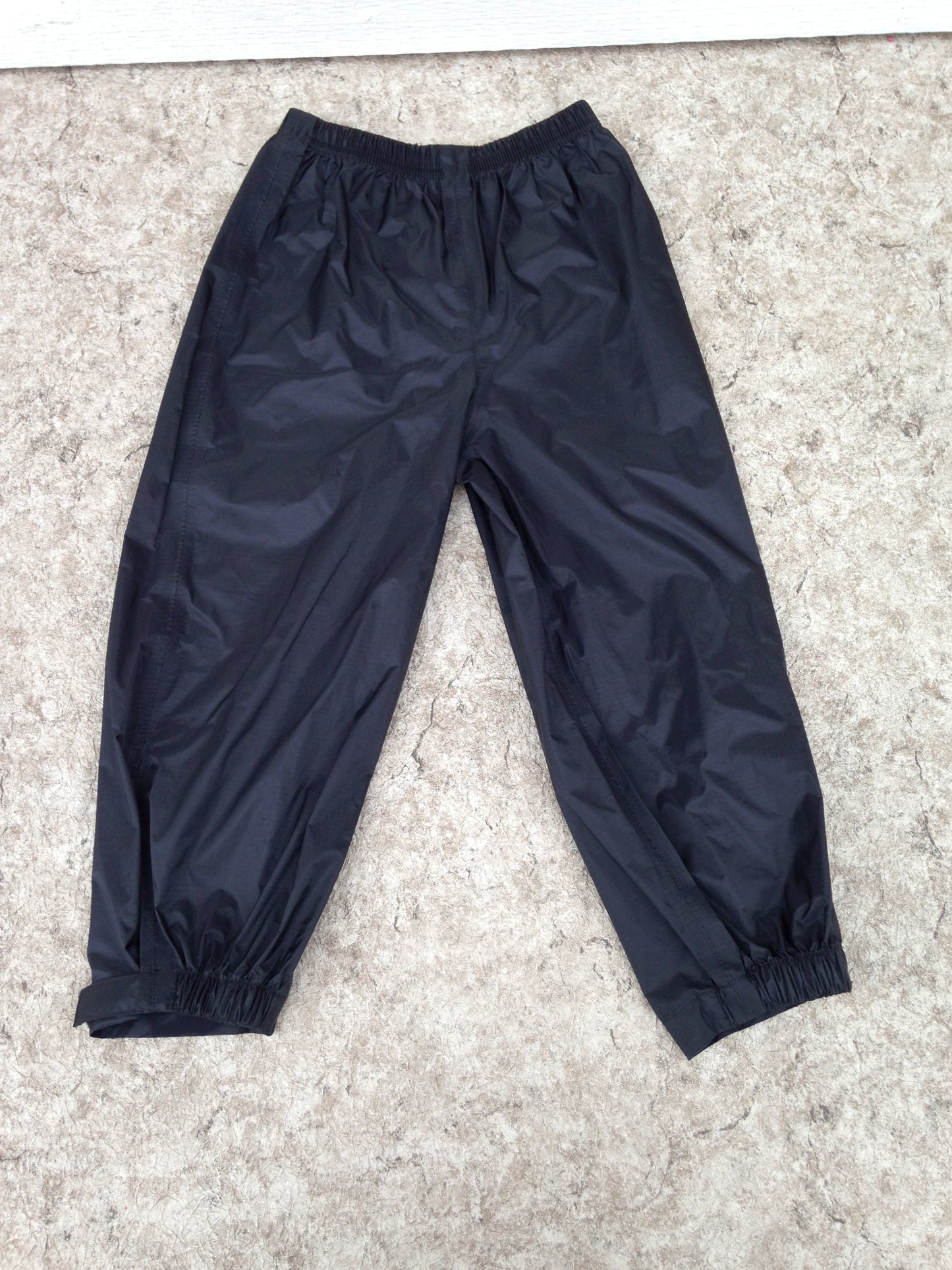 Rain Pants Child Size 5-6 Tuffo Black New Demo Model