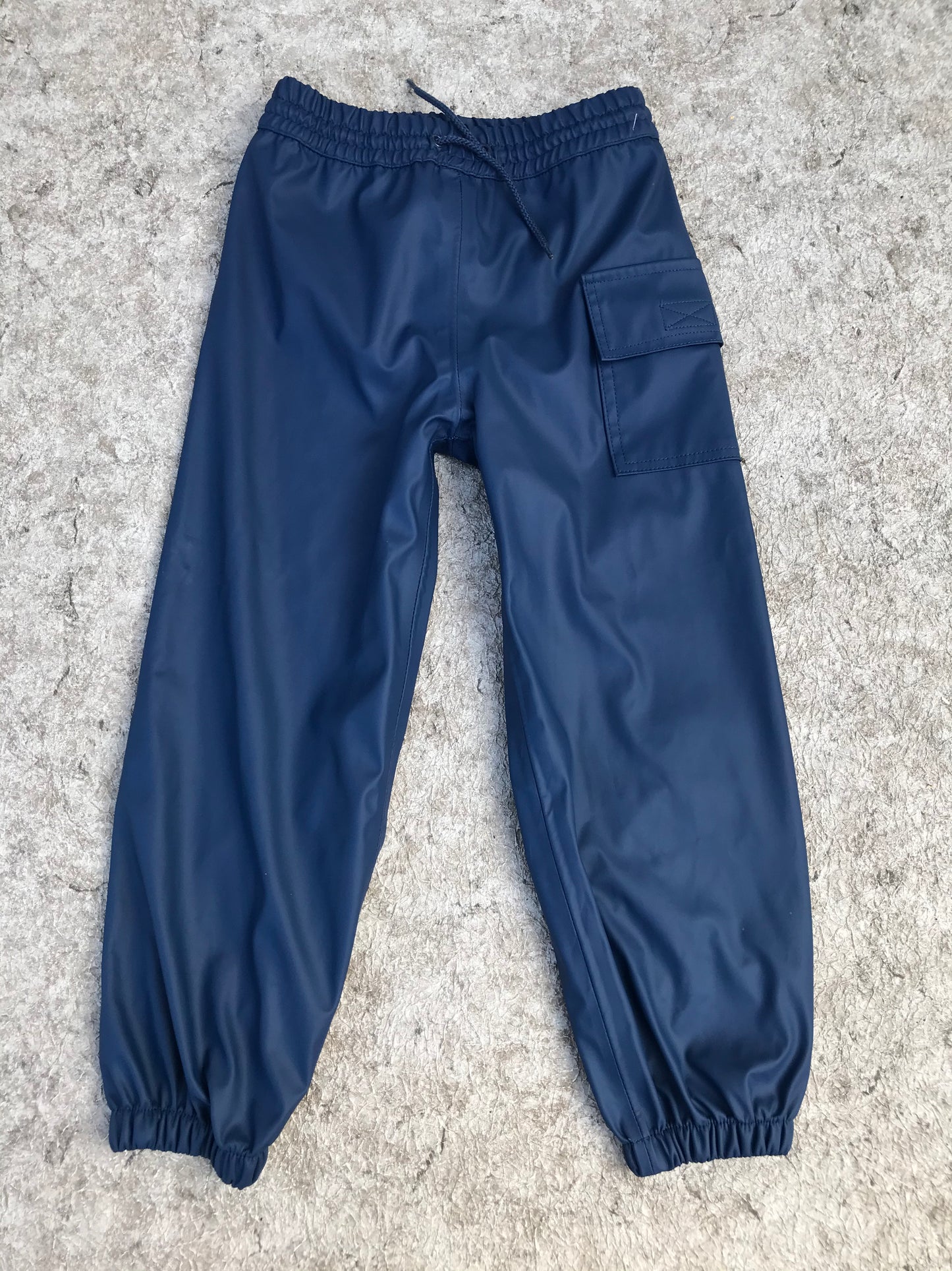 Rain Pants Child Size 5 Hatley Marine Blue Waterproof Excellent