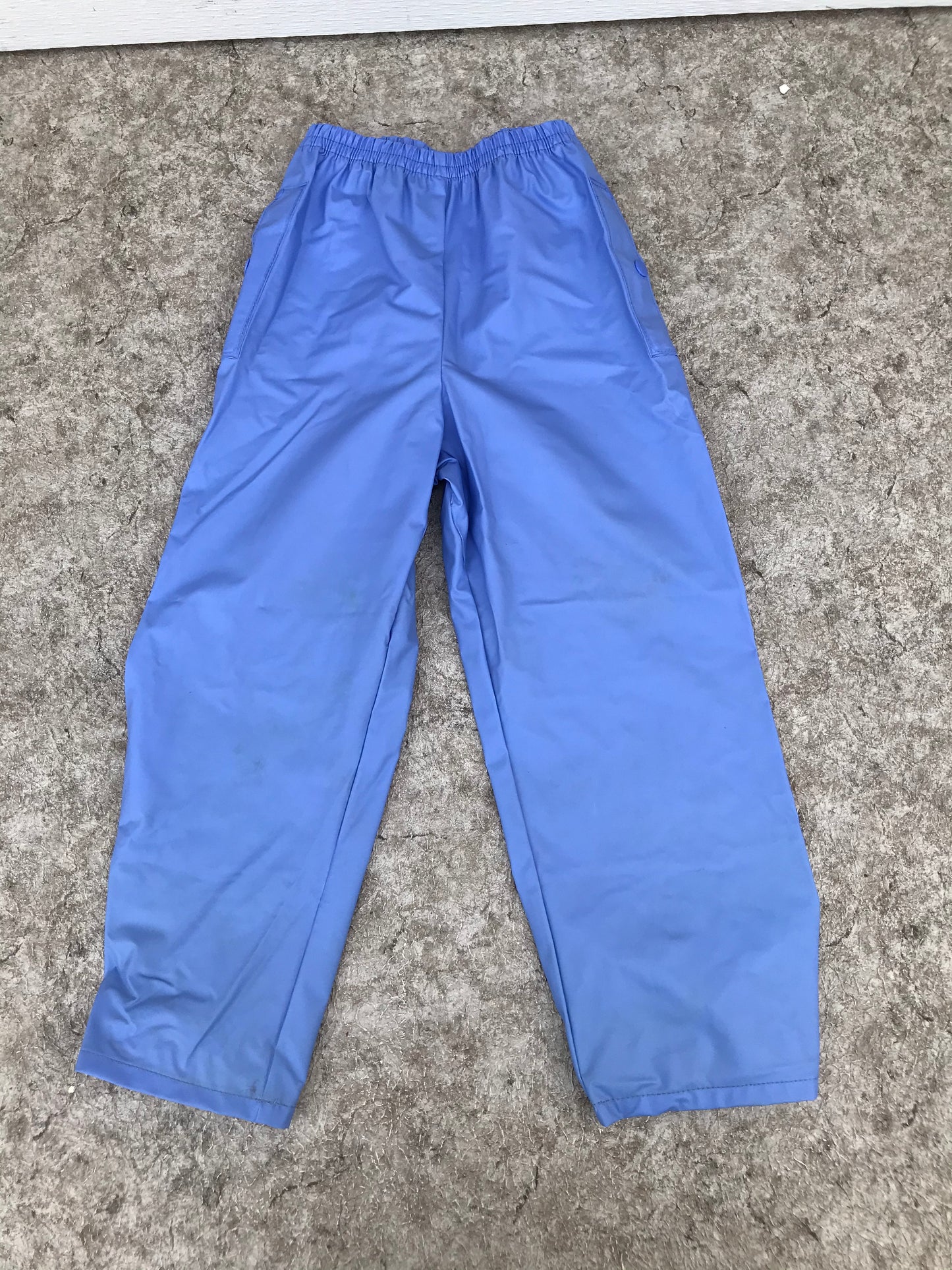 Rain Pants Child Size 8 Columbia Purple Waterproof Snap Bottoms Excellent