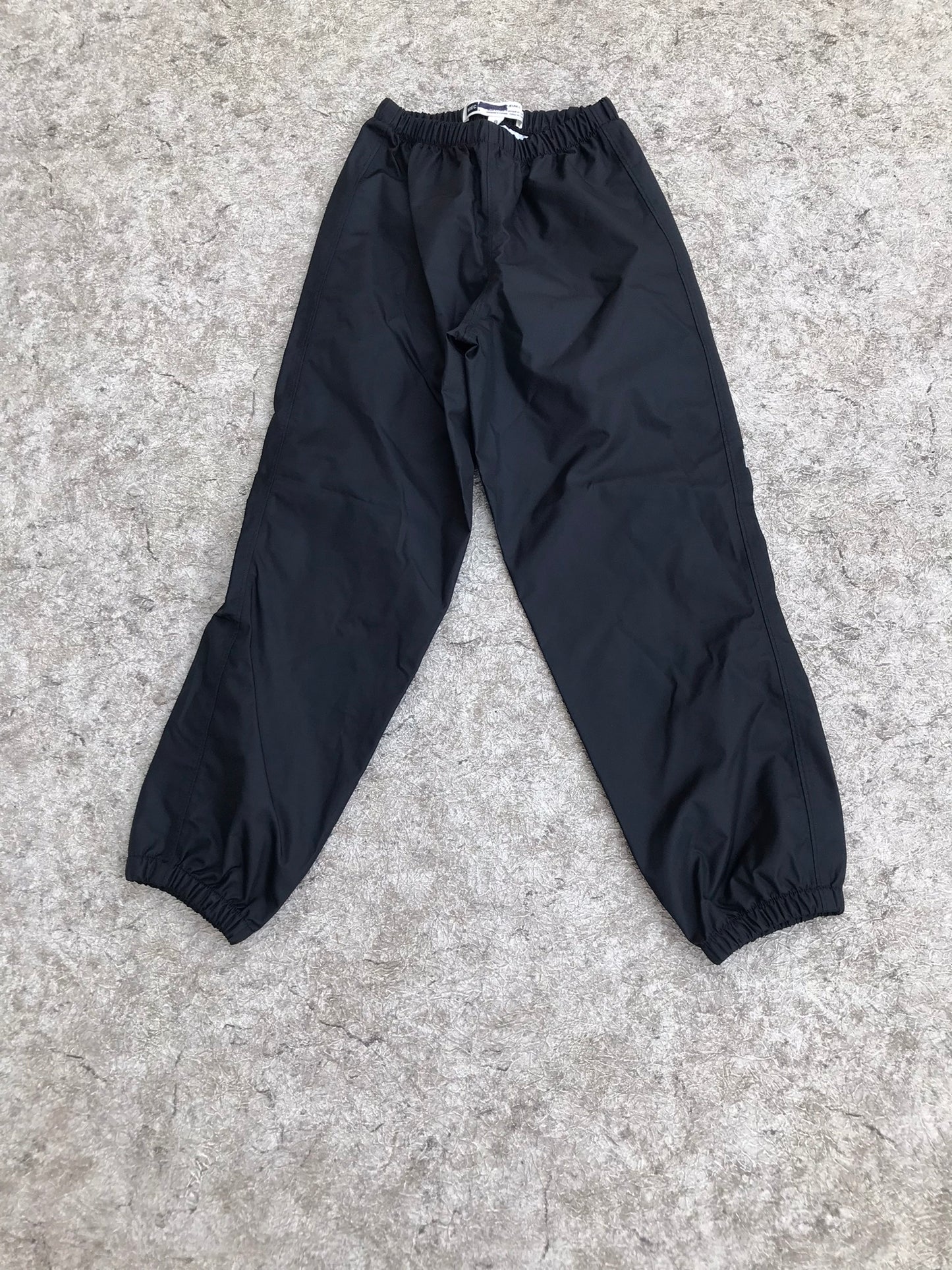 Rain Pants Child Size 8 MEC Black Waterproof Excellent