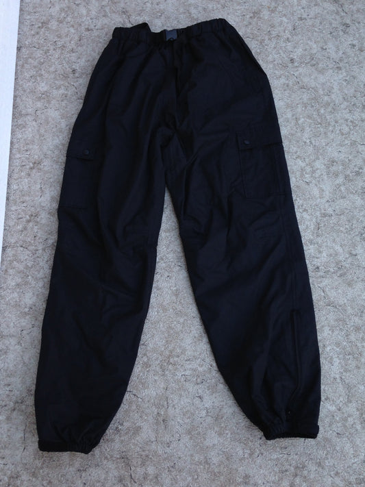 Rain Pants Ladies Size Large Wetskins Black Excellent