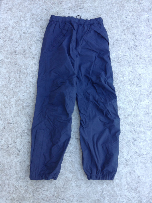 Rain Pants Ladies Size Small  Helly Hansen Marine Blue Zippers on Side
