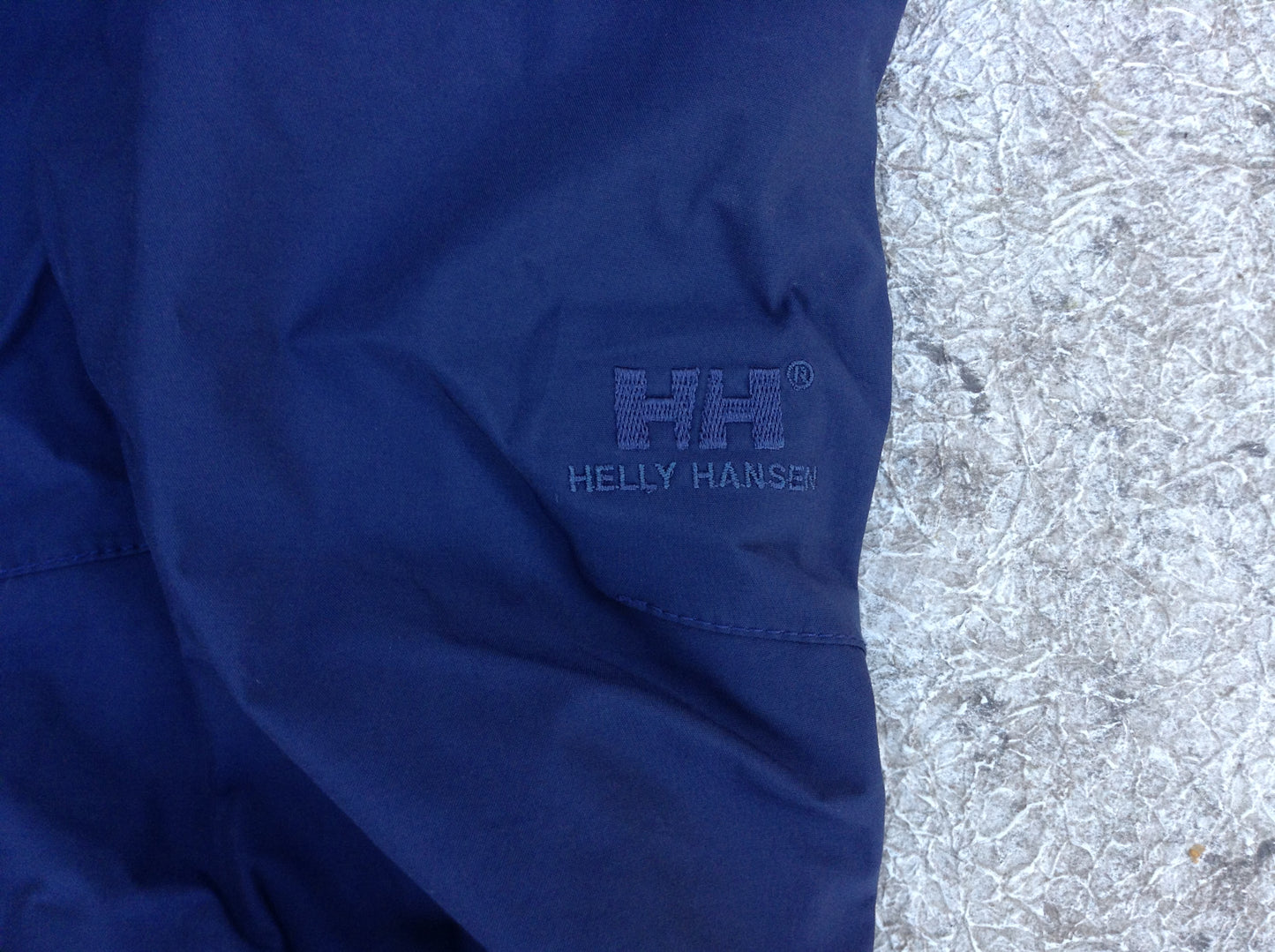 Rain Pants Ladies Size Small  Helly Hansen Marine Blue Zippers on Side