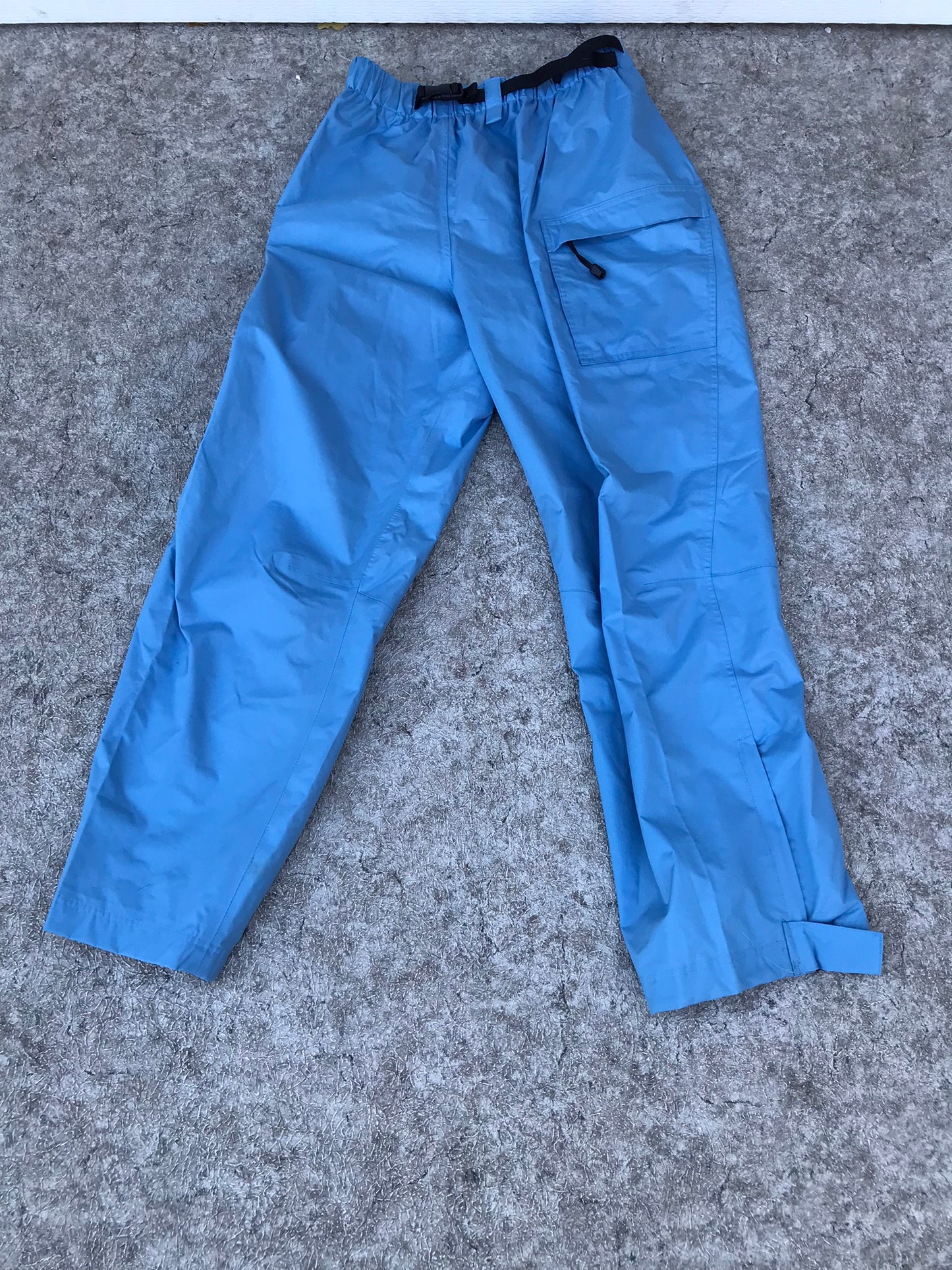 Rain Pants Ladies Size X Large Wetskins Aqua Blue Excellent
