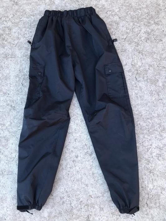 Rain Pants Men's Size Small Wetskins Black Like New