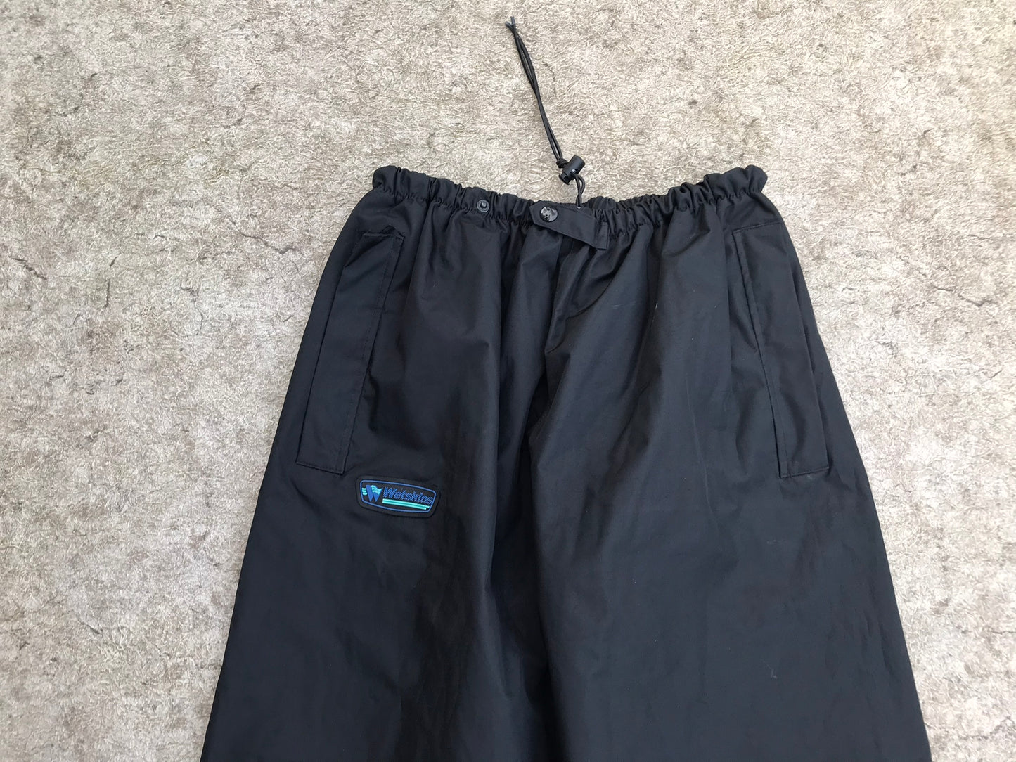 Rain Pants Men's Size XX Large Wetskins Black Waterproof Excellent
