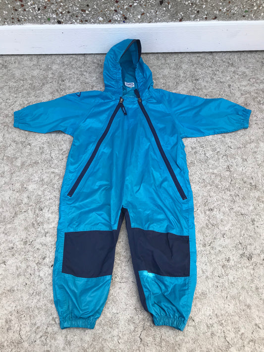 Rain Suit Child Size 4 Muddy Buddy Tuffo Pants Coat Blue