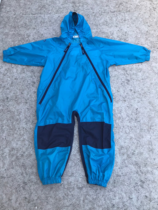 Rain Suit Child Size 5 Muddy Buddy Tuffo Pants Coat Blue and Navy New Demo Model