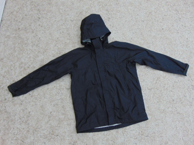 Rain Coat Child Size 12 MEC Black Waterproof New Demo Model