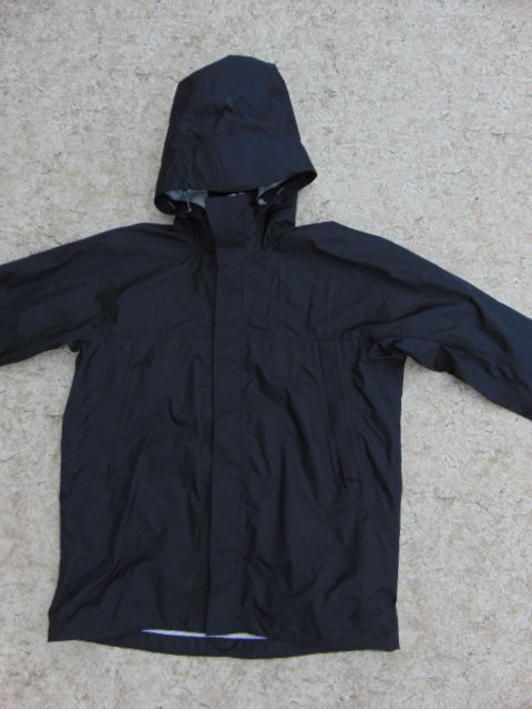 Rain Coat Child Size 12 MEC Black Waterproof New Demo Model