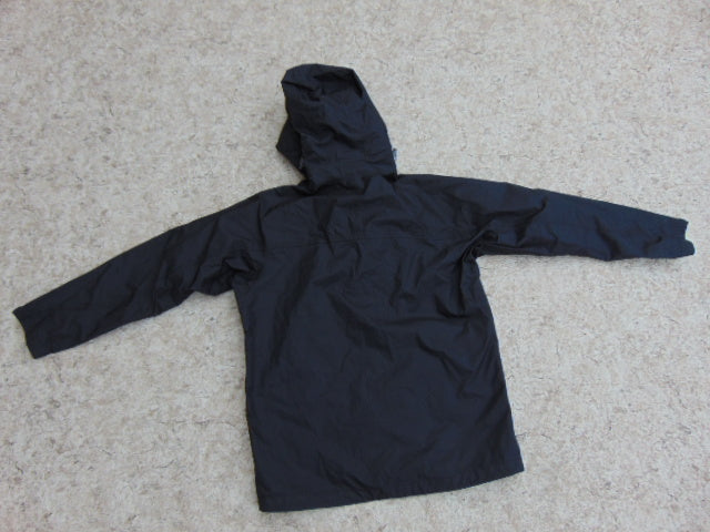 Rain Coat Child Size 12 MEC Black Waterproof New Demo Model