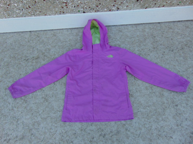 Rain Coat Child Size 14-16 Youth MEC Purple Lime Waterproof