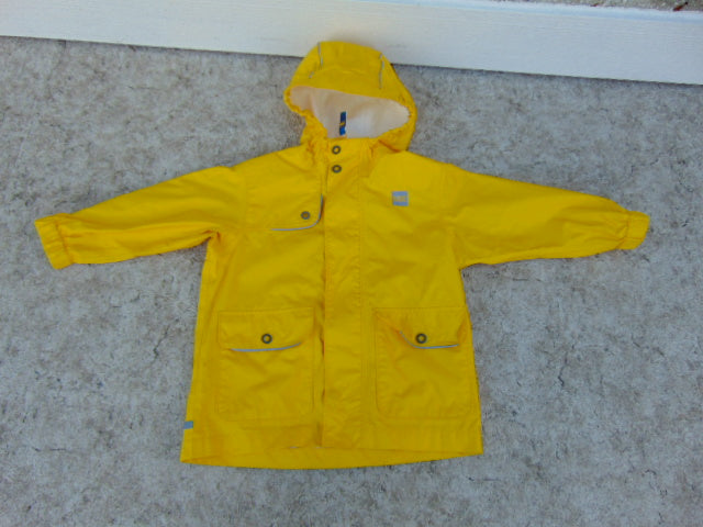 Rain Coat Child Size 3 MEC Yellow Waterproof Excellent