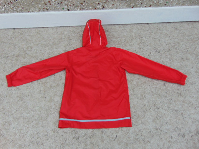 Rain Coat Child Size 8 MEC Red Waterproof Excellent