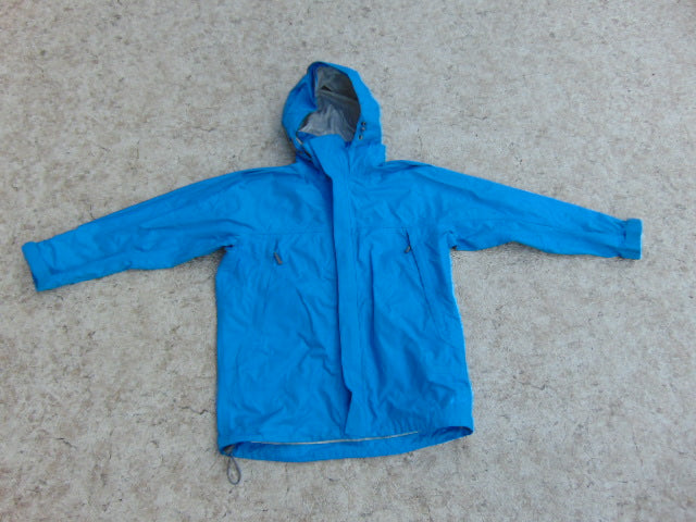 Rain Coat Child Size 8 MEC Waterproof Aqua Blue Grey