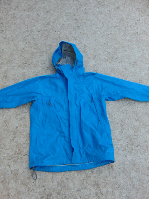 Rain Coat Child Size 8 MEC Waterproof Aqua Blue Grey
