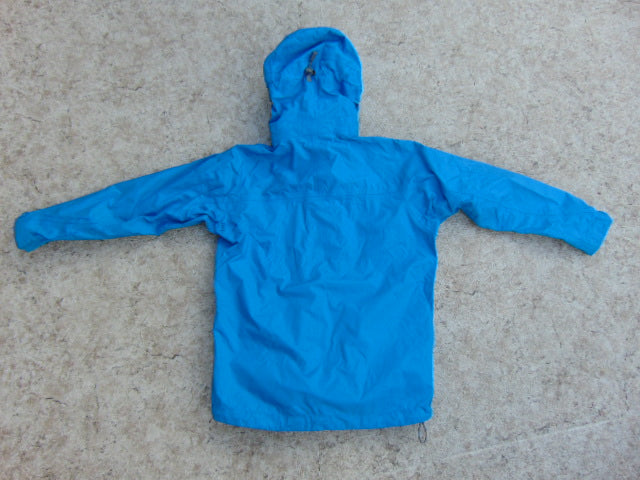 Rain Coat Child Size 8 MEC Waterproof Aqua Blue Grey