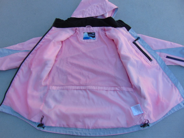 Rain Coat Ladies Size Medium Viking Creekside Pink Grey