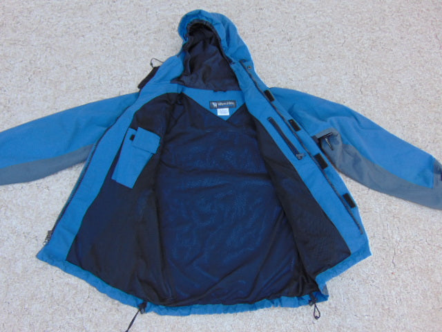 Rain Coat Men's Size Medium Wetskins Denim Blue Grey Waterproof