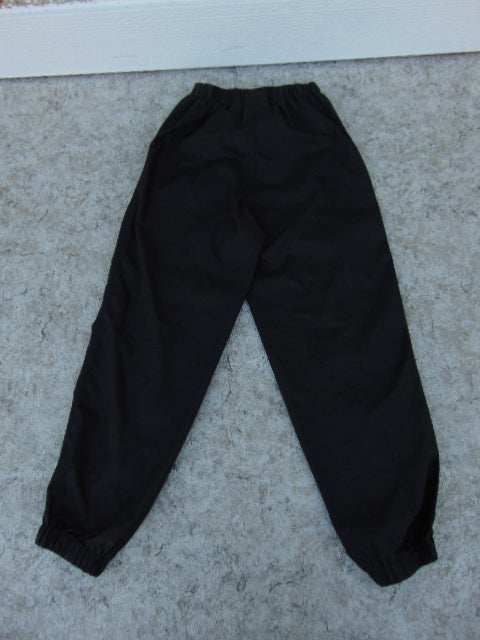 Rain Pants Child Size 10 MEC Black Waterproof Excellent