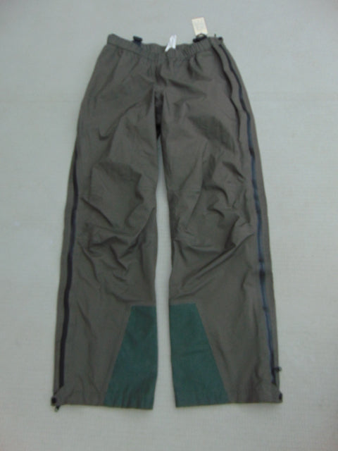 Rain Pants Men's Size Large MEC Waterproof Sealed Seams Full Side Leg Zippers Great For Motorcycle or Bike