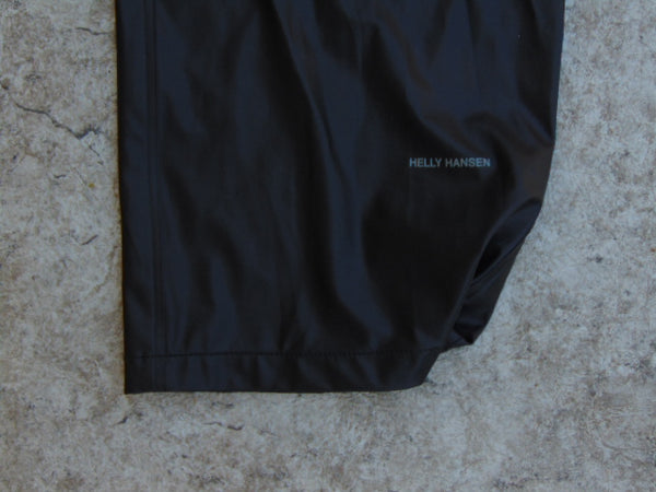 Rain Pants Men's Size X Large Helly Hansen Waterproof Black Mint Condition