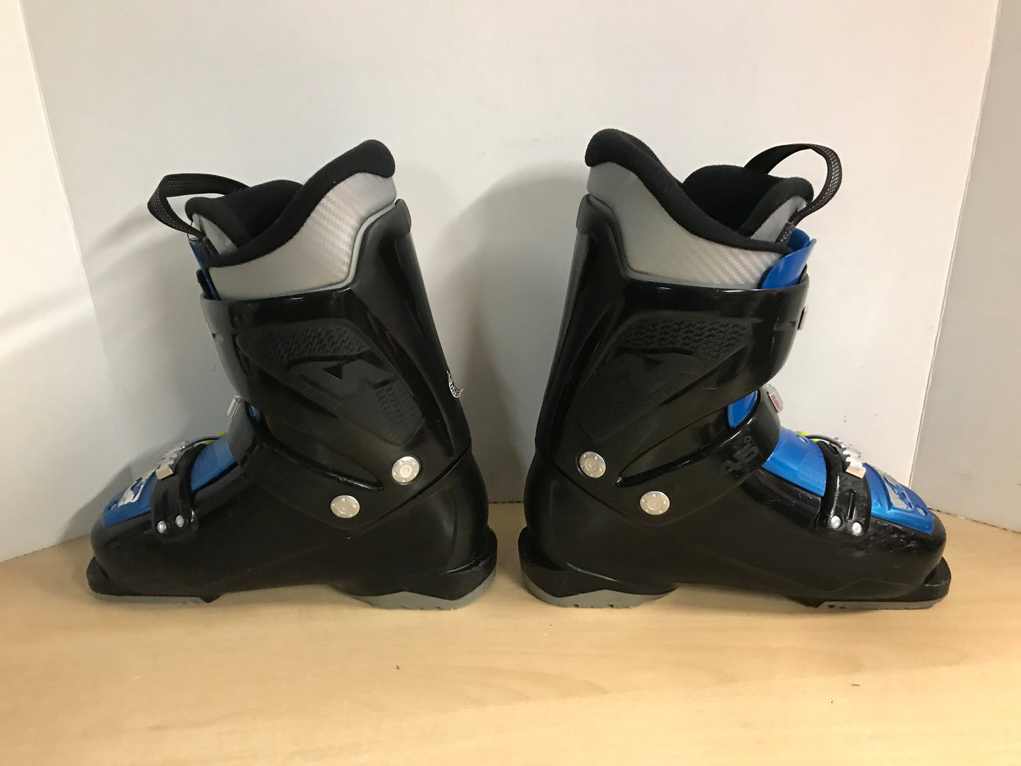 Ski Boots Mondo Size 24.5 Men's Size 6 Ladies Size 7 290 mm Nordica Firearrow Blue Black Lime