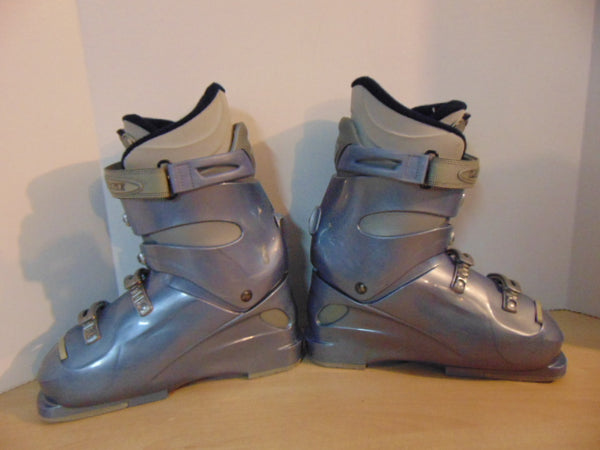 Ski Boots Mondo Size 24.5 Ladies Size 7.5 Lange Pearl Blue