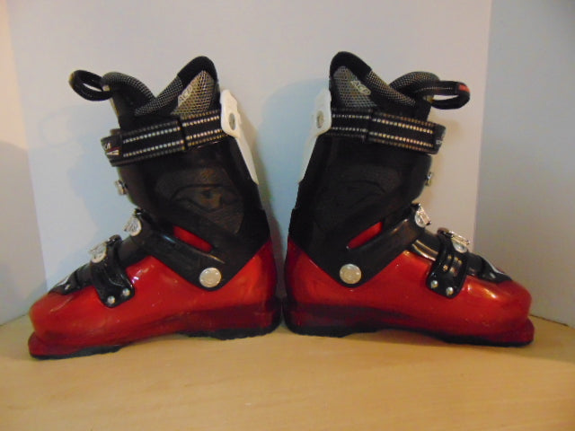 Ski Boots Mondo Size 25.5 Men's Size 7.5 Ladies size 8.5  295 mm Nordica trans Fire Red Black New Demo Model