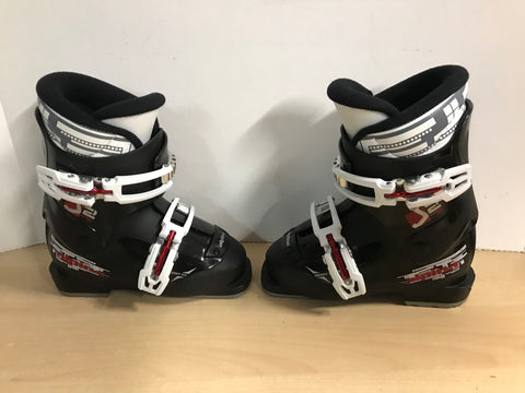 Ski Boots Mondo Size 18.5 Child Size 11 221 mm Alpina Black White Red As New
