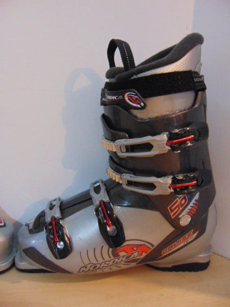 Ski Boots Mondo Size 29.5 Men's Size 11.5 335 mm Nordica Cruise Grey Black Excellent