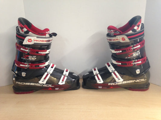 Ski Boots Mondo Size 29.5 Men's Size 11. 340 mm Rossignol Zenith Black White Red Excellent