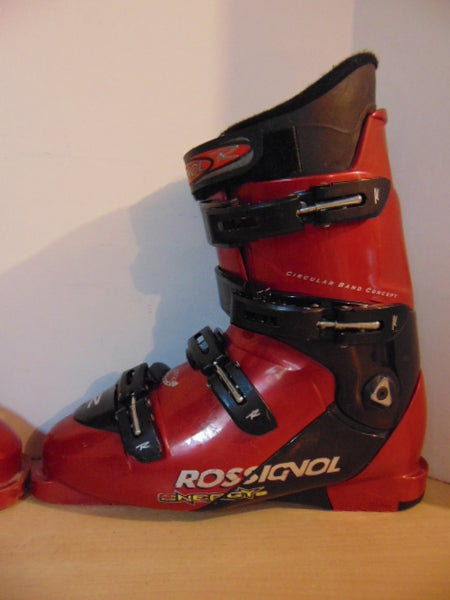 Ski Boots Mondo Size 29.5 Men's size 11.5  333 mm  Rossignol Energy Red Black