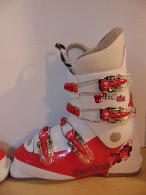 Ski Boots Mondo Size 24.0 Ladies Size 7 283 mm Rossignol Raspberry White