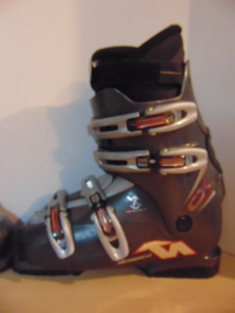 Ski Boots Mondo Size 26.5 Men's Size 8.5 Ladies Size 9.5 305 mm Nordica CX Grey Red Excellent