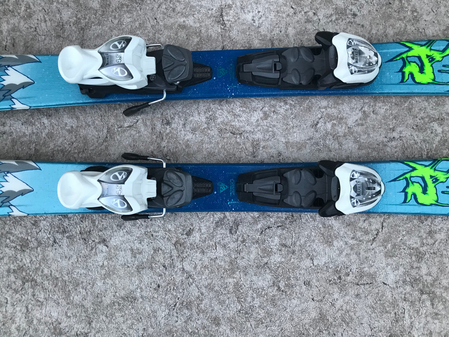 Ski 112 K-2 Indy Parabolic Blue Multi With Bindings