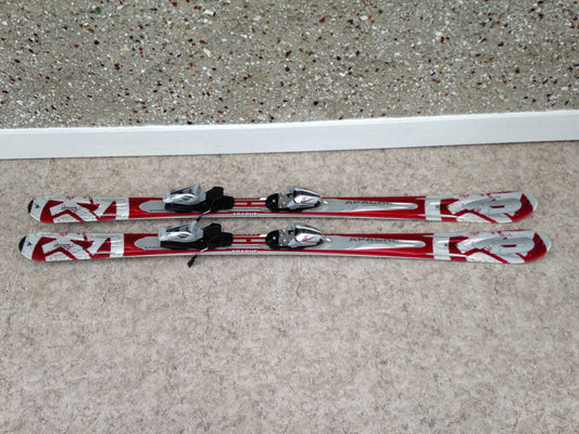 Ski 163 k-2 Apache Parabolic Great For Down Hill and Back Country Red and Grey Twin Tipped With Bindings